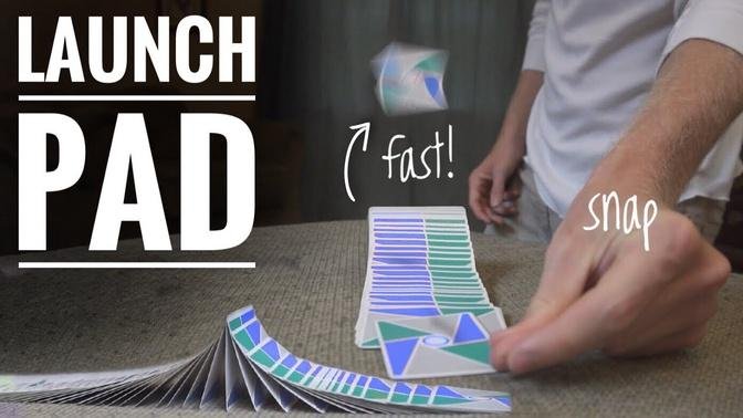 AWESOME card shooting LAUNCH PAD // TUTORIAL