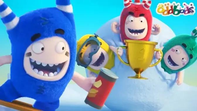 ODDBODS Cartoons | Fun In The Snow | Fun Cartoons For KIDS | Full EPISODE