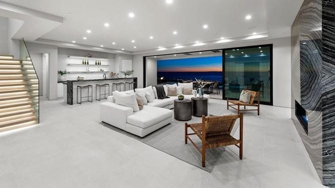 This $16,995,000 Coastal home in Dana Point is an entertainer's dream with breathtaking ocean views.