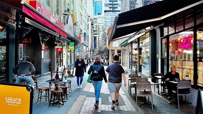 An Afternoon Winter Walk In Melbourne, Australia | City Ambience & Laneways