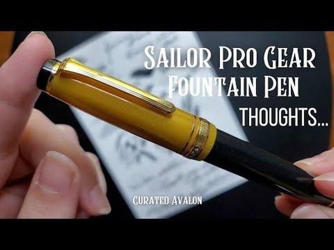 Sailor Pro Gear "Stellar Black Hole" Zoom Nib (aka Captain Kirk Pen) Thoughts! Videos