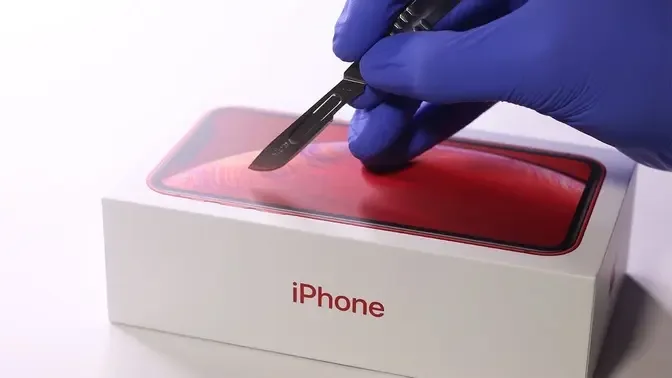 iPhone XR Unboxing  RED EDITION   ASMR  