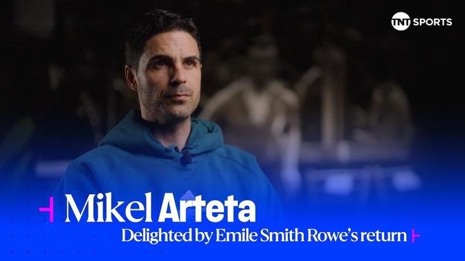Mikel Arteta delighted by Emile Smith Rowe's return to fitness ❤️ | PSV vs Arsenal | #UCL