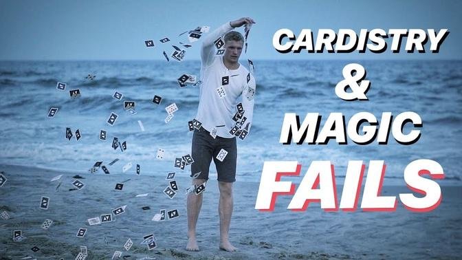 DROPPED CARDS? // BEST Cardistry & Magic FAILS