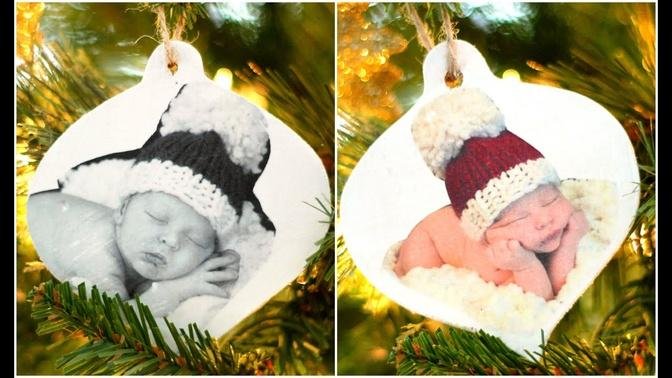 DIY | How to Make Christmas Photo Ornaments!