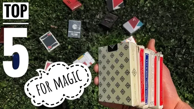 Best Playing Cards for Magic // TOP 5