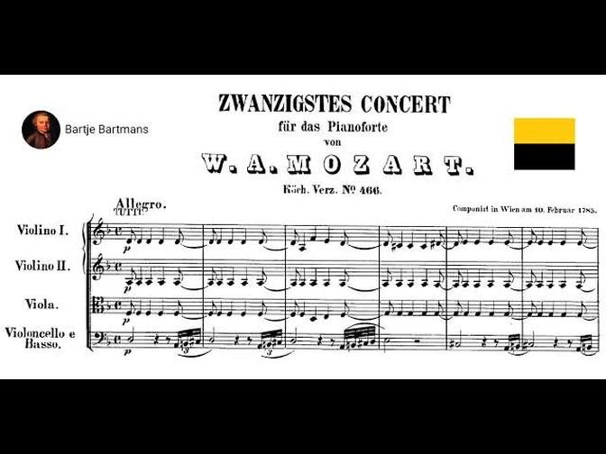 Mozart - Piano Concerto No. 20, K.466 (1785) {Clara Haskil)