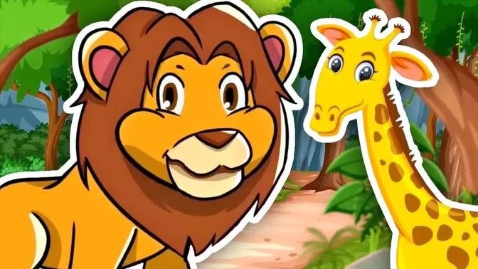 Safari & Farm Animal Sounds Songs! | Animal Sound Songs for Kids | Kids Learning Videos