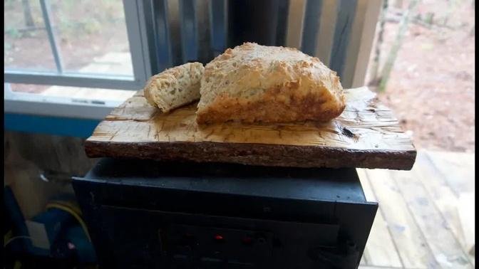 Baking Bread On A Wood Stove