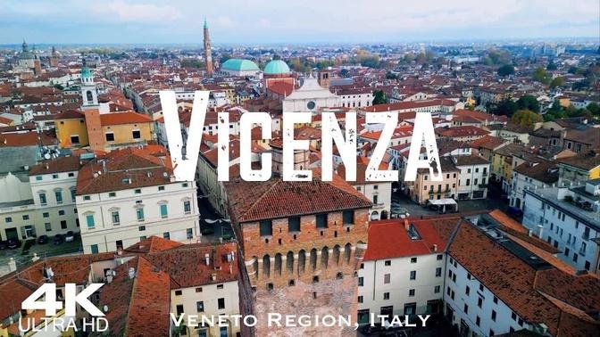 VICENZA 2023 🇮🇹 Drone Aerial 4K | Venezia Venice Veneto Italy Italia