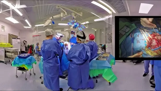 VR Surgery - Brain aneurysm
