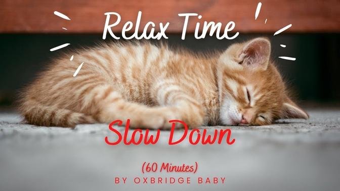 Relax Time - Slow Down (60 minutes) by Oxbridge Baby - Calming Music & Videos for Little Ones.