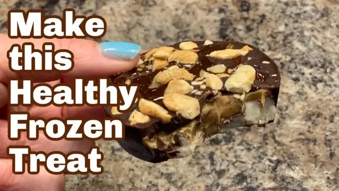 How to Make an Easy Healthy Frozen Treat/ Delicious!