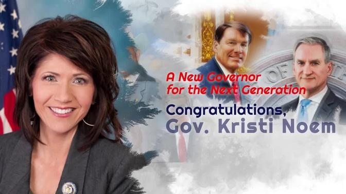 Congratulations Governor Kristi Noem