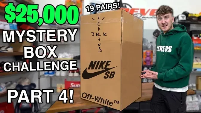 Unboxing The $25,000 Ultimate Mystery Box Challenge (PART 4 OF 5)