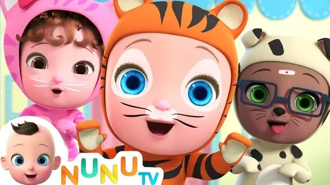 Learn Animal Names | Animal For Kids | Nursery Rhymes & Kids Songs | NuNu Tv