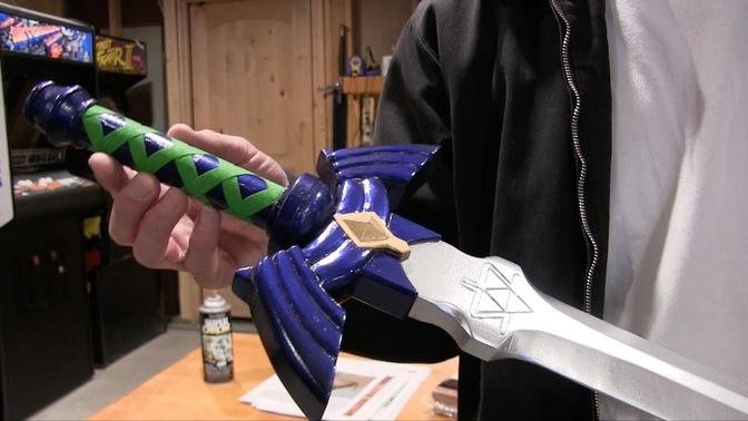 How to make Link's Master Sword Part 3 ( Zelda ) - plus Show & Tell Giveaway