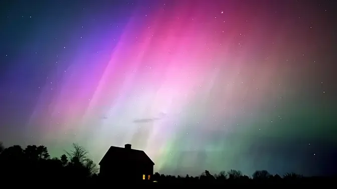 Solar Storm Hits Earth and Ignites the Skies