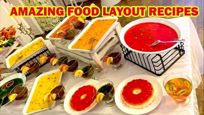 AMAZING FOOD LAYOUT RECIPE || DELICIOUS COOKING