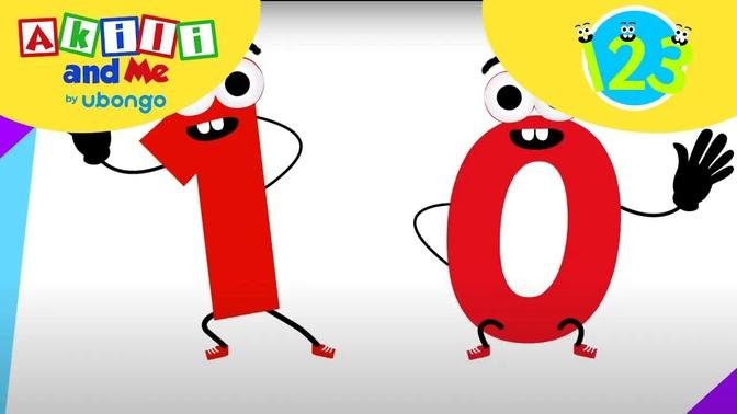 Hello NUMBER 10! Counting is FUN! | Learn to Count with Akili | Learning videos for toddlers