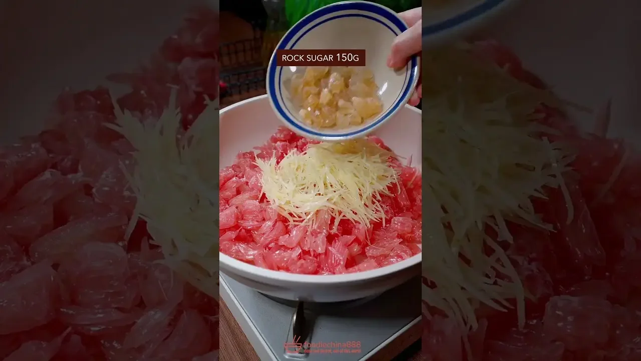 EASY HONEY POMELO TEA RECIPE recipe cooking chinesefood drinks tea