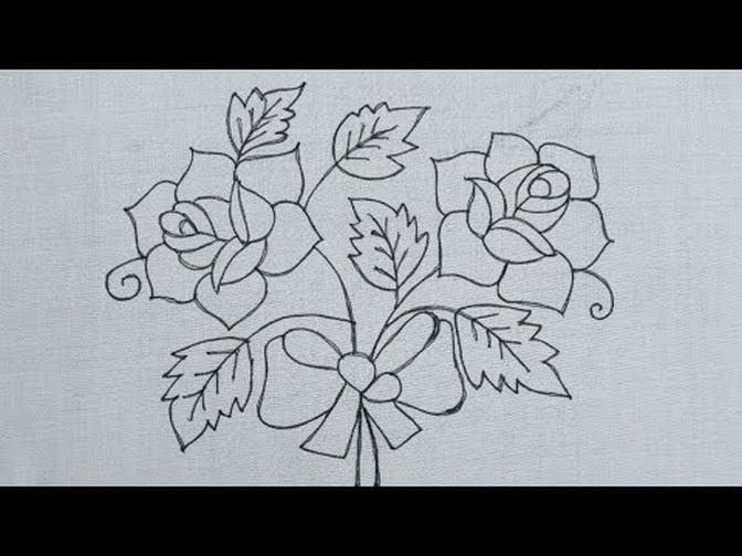 Inspirational hand embroidery art ｜ Beautiful embroidery design tutorial - #flowerembroidery
