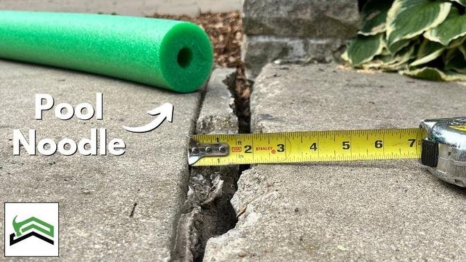 How To Fix A Large Crack In A Concrete Sidewalk - Surprising Results!.