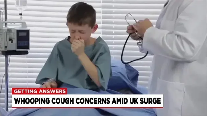 Whooping cough concerns as cases rise around the world