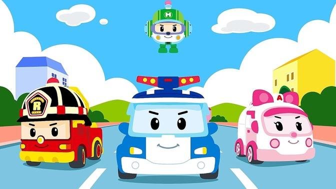 Ambulance Song and More _ Car Song Compilation _ Sing Along with POLI _ Robocar POLI-Nursery Rhymes.