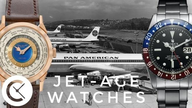 Watches of the Jet Age: Rolex, Pan Am, Patek Philippe, & More!