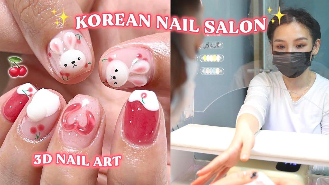 Top Korean Nail Artist Does Whatever She Wants on My Nails- How much did it cost? 💅🏻 #beauty