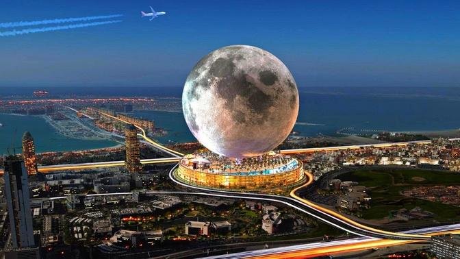 Dubai’s  5 Billion Gigantic Moon-shaped Mega Resort