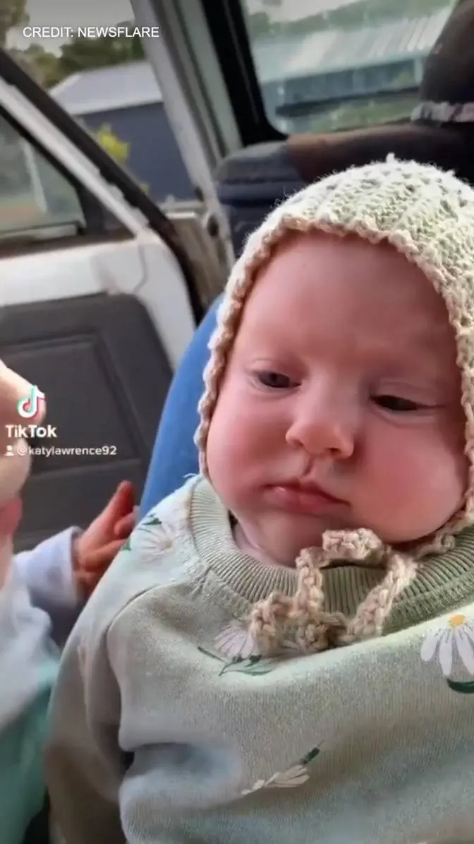 Adorable moment toddler declares his undying love to his baby sister