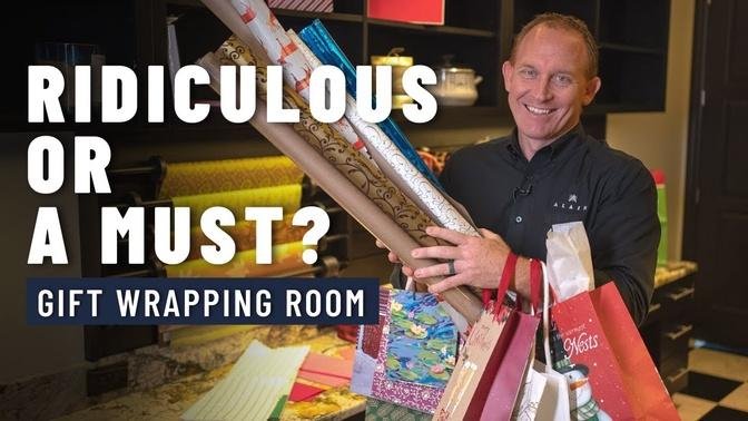 RIDICULOUS or a MUST HAVE? Gift Wrap Room is definitely luxury!