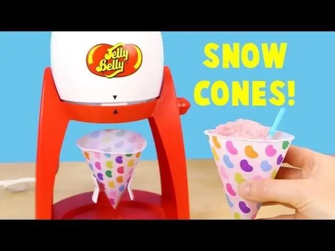 Jelly Belly Electric Snow Cone Machine DIY Make Your Own Snow Cones