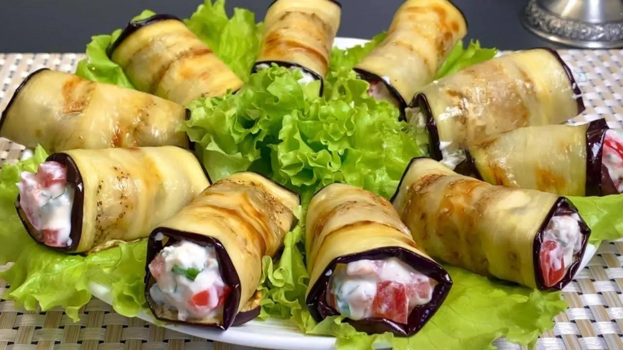 Auberginen mit ungewöhnlicher Füllung! 🍆 Das brauchen Sie für den Feiertagstisch! lecker und schön!
