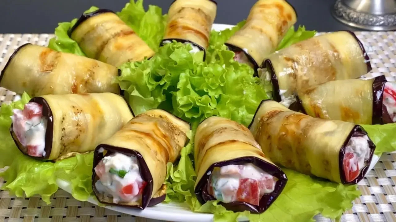 Auberginen mit ungewöhnlicher Füllung! 🍆 Das brauchen Sie für den Feiertagstisch! lecker und schön!