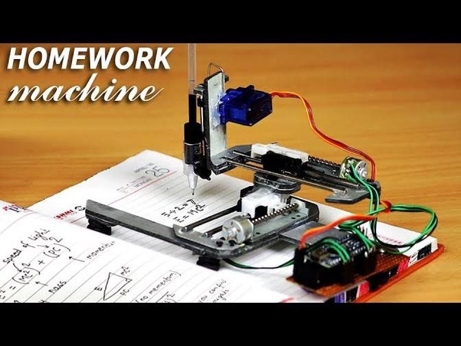 how to make a homework machine