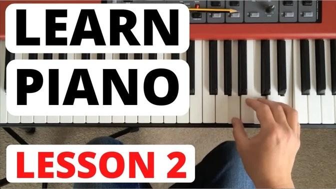 How To Play Piano for Beginners, Lesson 2 || Starting to Read Music