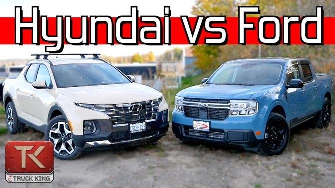 Ford Maverick vs Hyundai Santa Cruz - Which New Compact Pickup is a Better Buy?