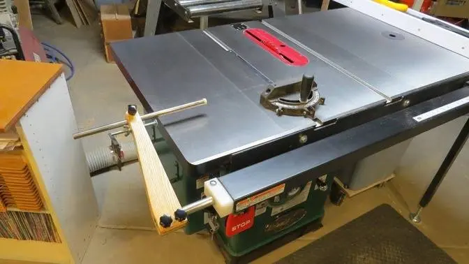Grizzly G1023RLWX Retractable Saw Stop Build For A Shop Fox Fence