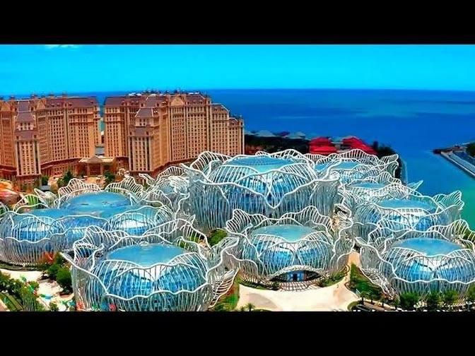 Haihua (Ocean Flower Island) is an artificial archipelago located in