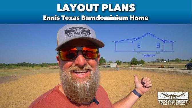 LAYOUT PLANS for Ennis Texas BARNDOMINIUM HOME | Texas Best Construction