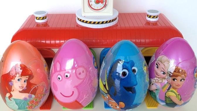 Enjoy Tayo Garage Playset Big Surprise Eggs Toy Soda