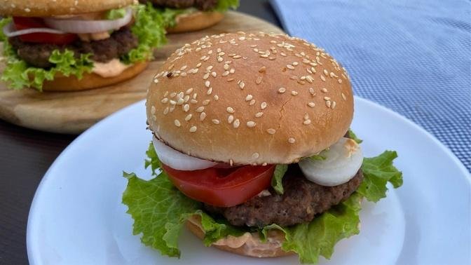 JUICY BEEF PATTY BURGER RECIPE | Beef Burger Recipe | Patty Burger | Smash Burger 🍔