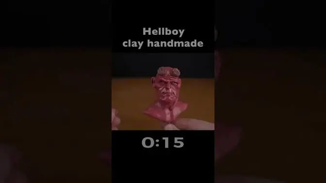 hellboy ｜clay handmade