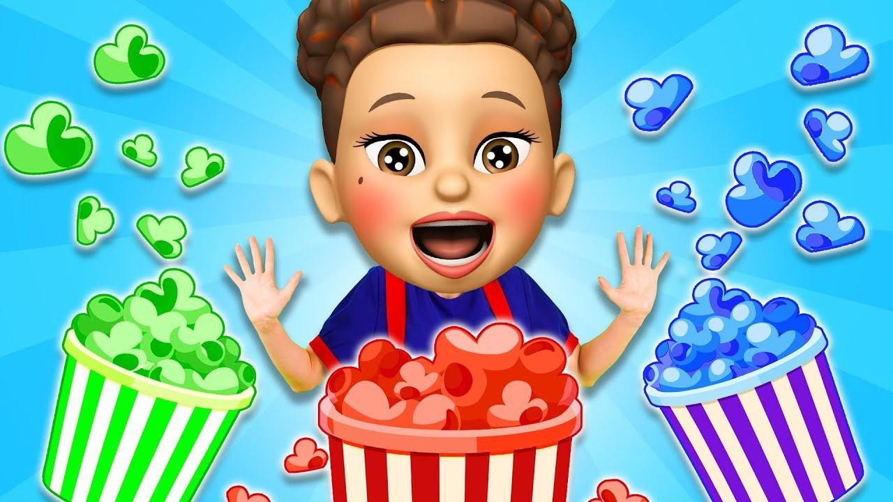 I Love Popcorn Song OMG! WOW!🙌 This Is Popcorn Song 🍿 | + More Color ...