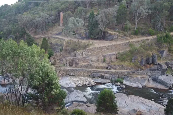 Adelong Falls Gold Mill Ruins