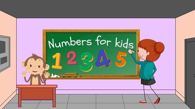 Numbers for kids. Best video for Learn numbers🔥 Numbers song! Top kids song in English