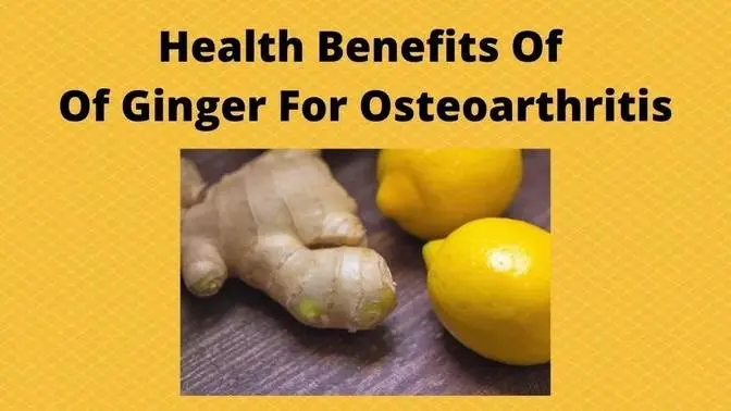 Health Benefits Of Ginger For Osteoarthritis - Doctor Greger Shares Scientific Facts And Studies